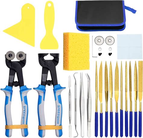 Buy SPEEDWOX 28PCS Mosaic Making Kit Mosaic Tile Cutter Nippers Set ...