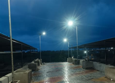 Solar street Light Installation at Karnataka - Premium Project by Xera Tech