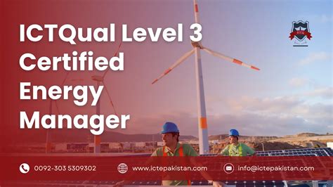 ICTQual Level 3 Certified Energy Manager