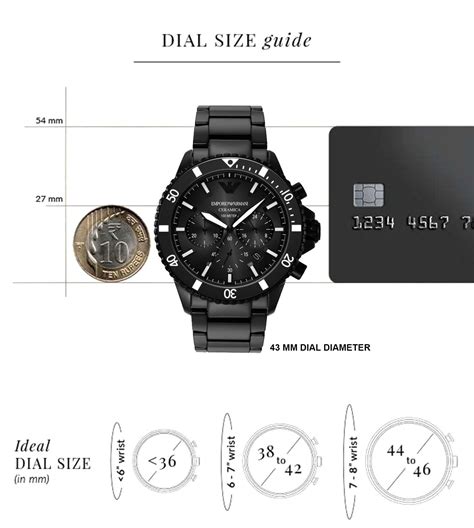 AR70010 EMPORIO ARMANI | Black Dial Chronograph Watch for Men – Sai ...