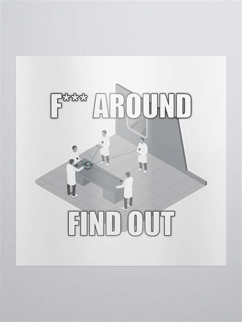 F*** Around, Find Out Sticker | Kyle Hill