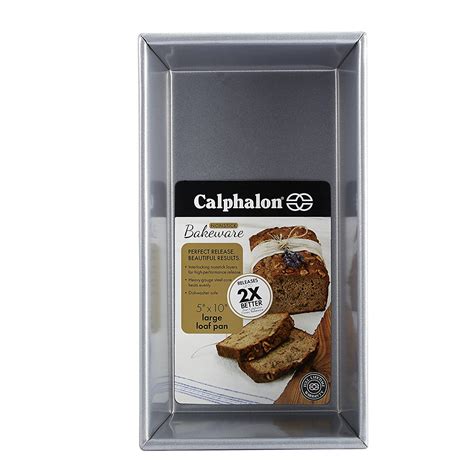 Calphalon Nonstick Bakeware, Loaf Pan, 5-inch by 10-inch N3 free image ...