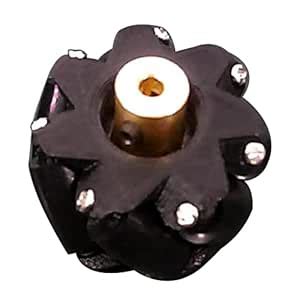 LOOM TREE® Omni wheel Mecanum Wheels with Coupling Black | 1 Piece Omni ...