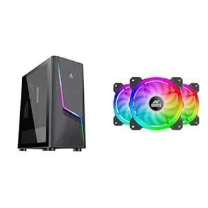 Amazon.in: Buy Ant Esports ICE-130AG Mid Tower Computer Case I Gaming ...