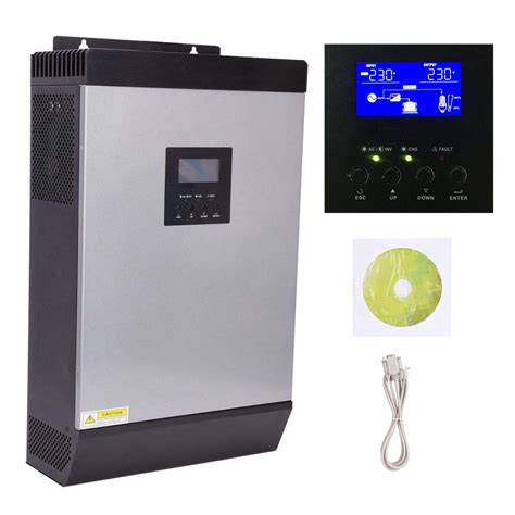 Buy 5KVA 4000W Hybrid Pure Sine Wave Inverter MPS-5K Solar Hybrid Sine ...