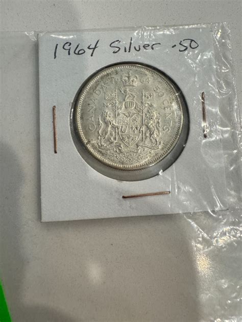 1964 silver 50 Cent piece