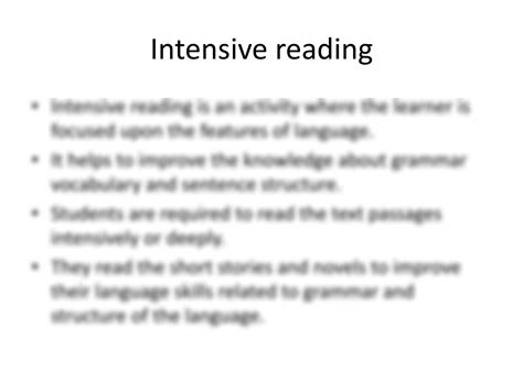 Image result for Intensive and Extensive Reading