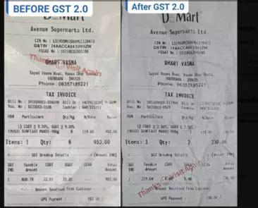 GST 2.0: D-Mart’s Pre- and Post-GST Invoices on Sunfeast Marie Reveal ...