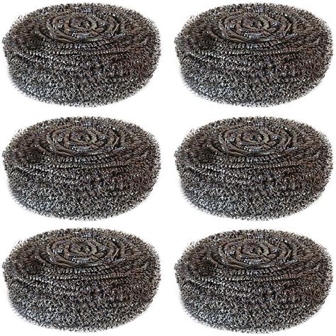 Stainless Steel Scouring Pad Cast Iron at Byron Wells blog