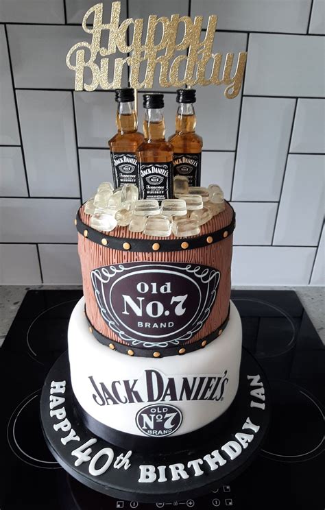 Jack daniels themed cake – Artofit