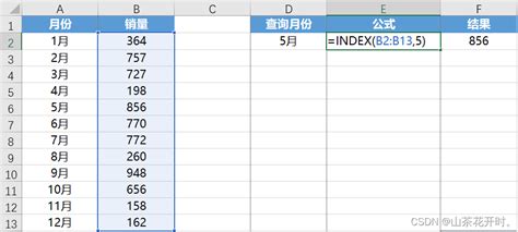 excel: Index函数--基础篇 - 哔哩哔哩