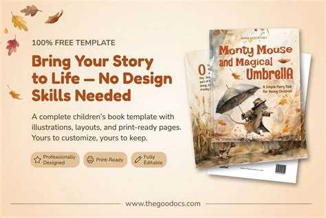 Free Children Book Template in Google Slides and Microsoft PowerPoint ...