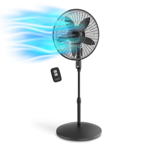 Lasko Cyclone Max 18" 4-Speed 23 ft/S High-Velocity Remote Controlled ...