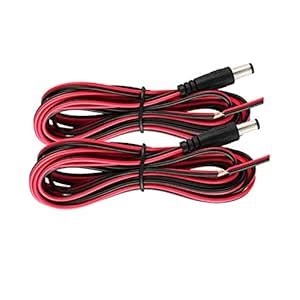 LeeKooLuu 2pcs Vehicle Power Cord Plug 8.2 ft Extension Cable for ...