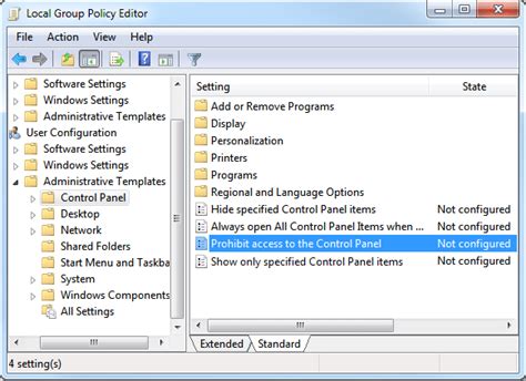 Image result for Disable Control Panel