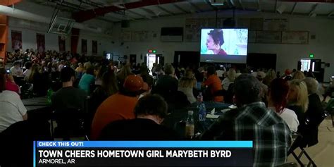 ‘Byrd Watchers’ cheer on hometown girl