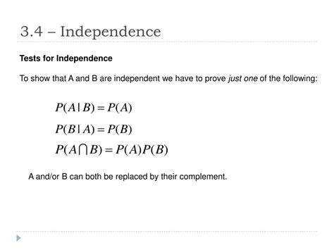 Image result for Independence Probability Formula