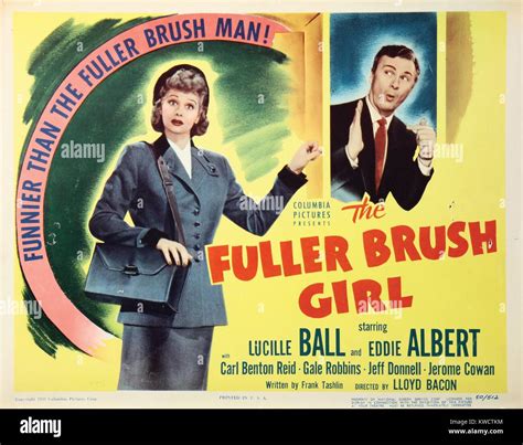 THE FULLER BRUSH GIRL, from left: Lucille Ball, Eddie Albert, 1950 ...