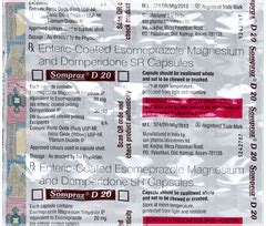 Sompraz D capsule | Order Sompraz D 30/20 MG Capsule Online at Truemeds