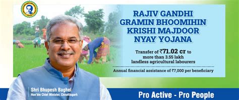 Rajiv Gandhi Gramin Bhoomihin Krishi Majdoor Nyay Yojana | Govt Schemes ...
