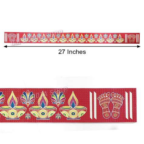 Deep Designer Rangoli Sticker (Door Entrance)