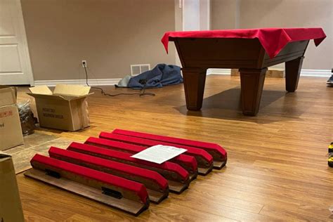 Installing Pool Table Felt 的图像结果