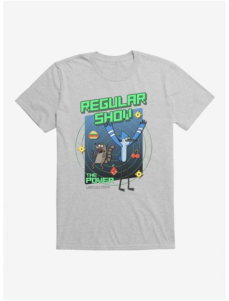 Regular Show The Power T-Shirt - GREY | Hot Topic