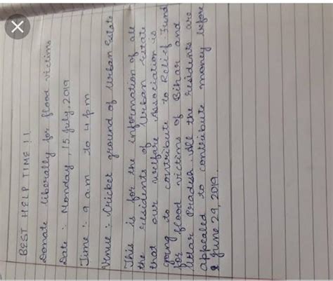 as the secretary of the student's wing of RWA of your colony, you wish ...