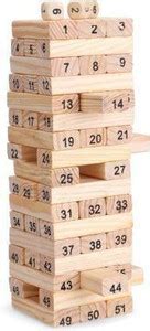 Titana Emporium JENGA WOODEN BLOCKS NATURAL WOOD COLOUR Toy Price in ...