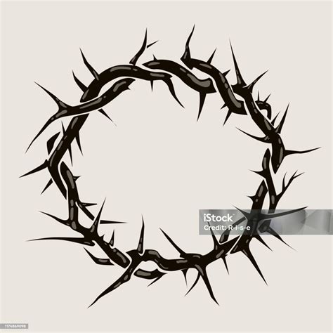 Ilustración de Corona De Espinas y más Vectores Libres de Derechos de ...