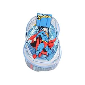 Buy PrettyKrafts Multicolor Superman Digital Print On White Base Design ...