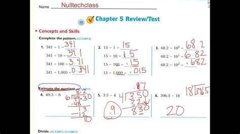 3rd Grade Go Math Chapter 5 Test 的图像结果