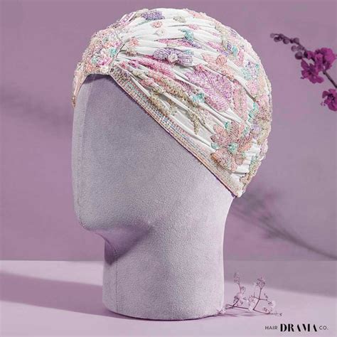Floral Embellished Turban - Multi | Hair Drama Company