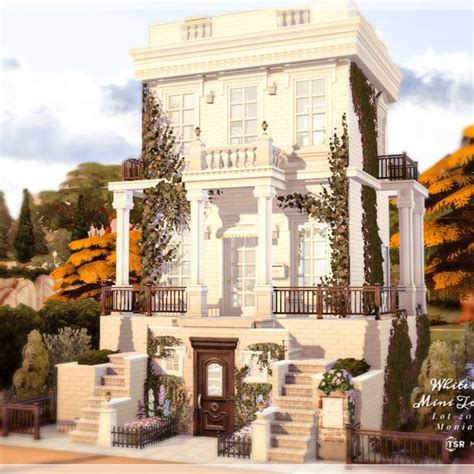 The Sims 4 nocc Mini Townhouse Home - small for a family. | The sims 4 ...