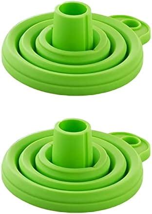 TASMAX flexible silicone funnel for kitchen use foldable funnel ...
