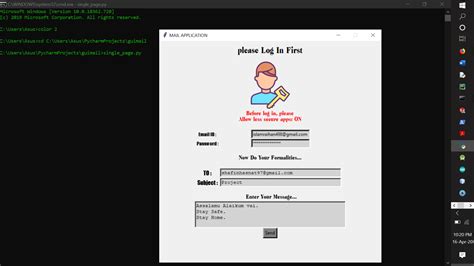Image result for GUI Script for Emails