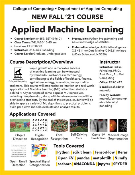 Image result for Machine Learning Course Computer Science