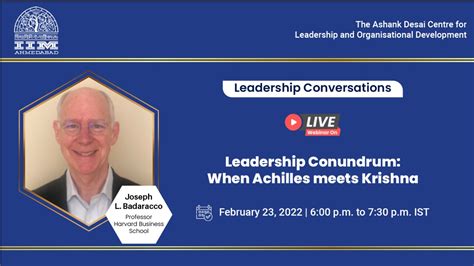 The Leadership Conversations on “Leadership conundrum: When Achilles ...