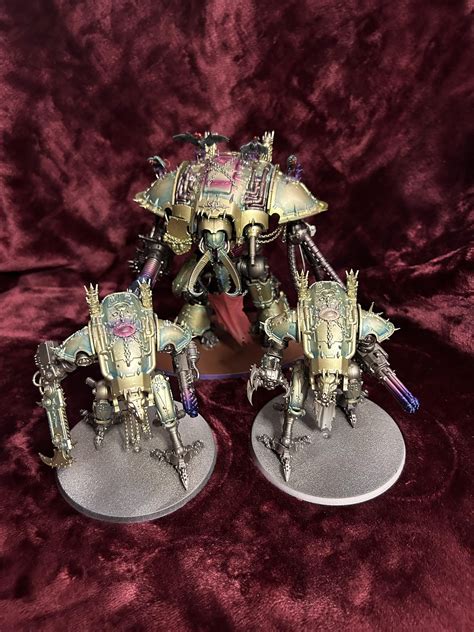 Chaos Knights (mostly) complete : r/Warhammer40k