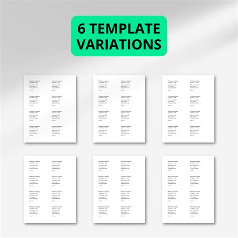 Art Label Templates | The Practical Art World