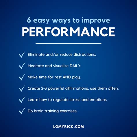 6 Simple Ways to Boost Your Performance and Achieve Your Goals — Lo Myrick