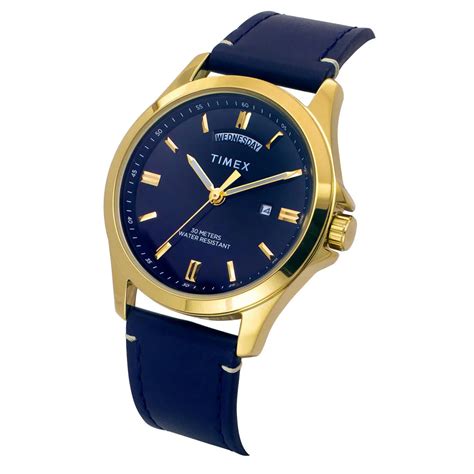 TIMEX Men Blue Round Dial Analog Watch - TW000X140 – KRISHNA WATCH COMPANY