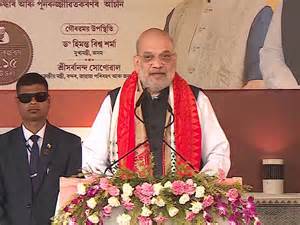 Amit Shah lays foundation stone of New Assam Assembly in Dibrugarh ...