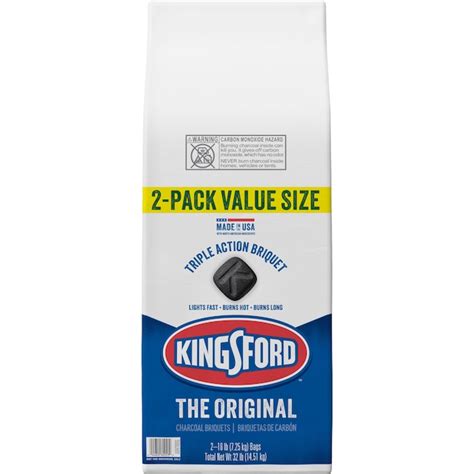 Kingsford 2-Pack 16-lb Charcoal Briquettes 4460060253 at Lowes.com