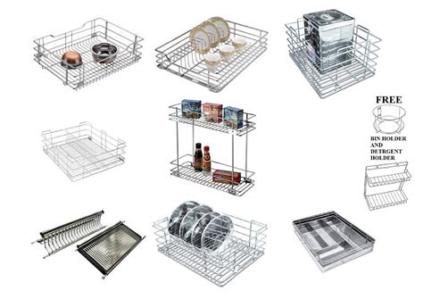 Prime - Slimline /Solemn High Grade S. S. 5.5 MM Wire Kitchen Baskets ...