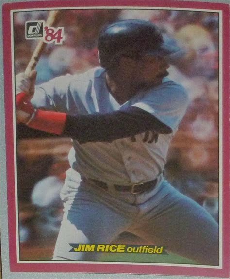 Jim Rice #52 Prices | 1984 Donruss Action All Stars | Baseball Cards