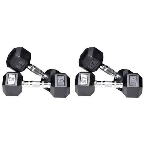 Buy KORE DM-HEXA-5KG-COMBO16 Dumbbells Kits & DM-Hexa-7.5KG-COMBO16 ...