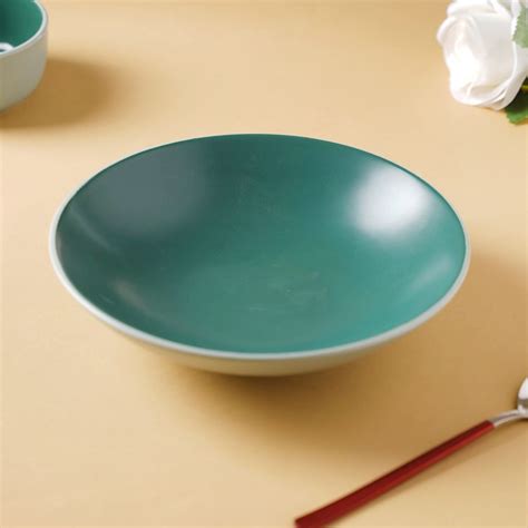Zoella Noodle Plate Green Online - Premium Pasta Plate | Nestasia