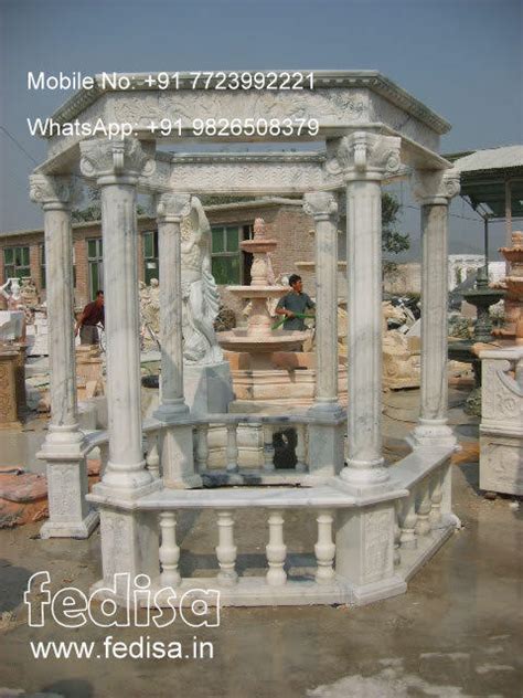 Marble Gazebo, Metal Garden Gazebo Asian Gazebo 10X10 Mosquito Net