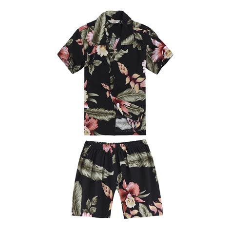 Buy Matching Boy and Girl Siblings Hawaiian Luau Outfits in Rafelsia in ...